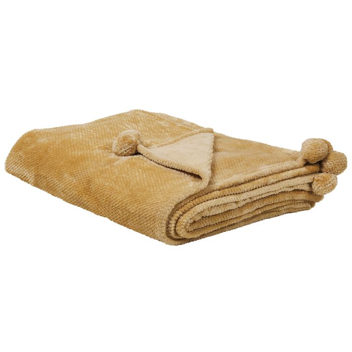 Blanket 200 x 220 cm Yellow SAITLER