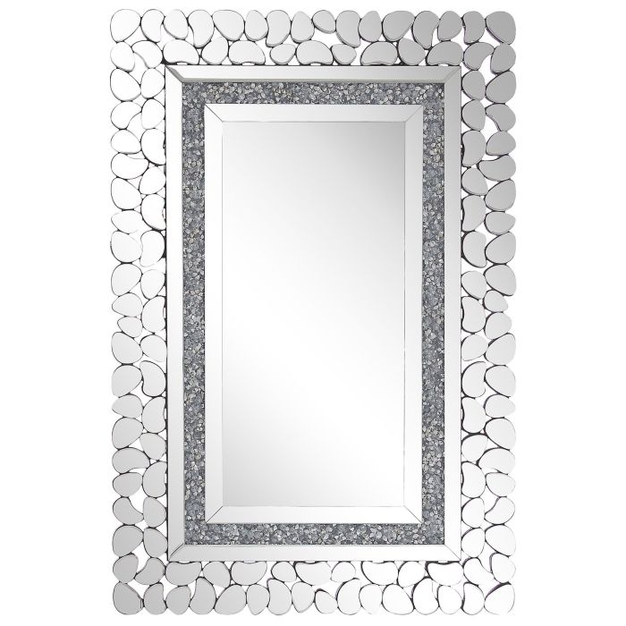 Wall Mirror 60x90cm Silver