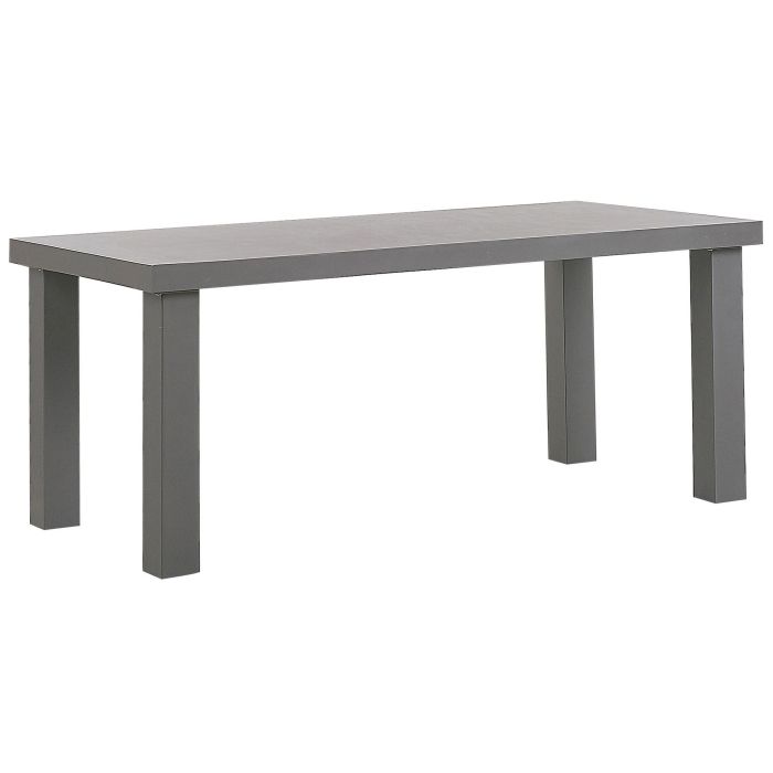 Concrete Garden Dining Table 180 x 90 cm Grey TARANTO