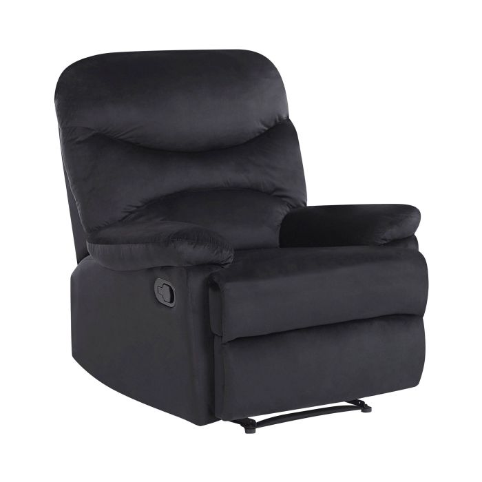 Velvet Recliner Chair Black ESLOV