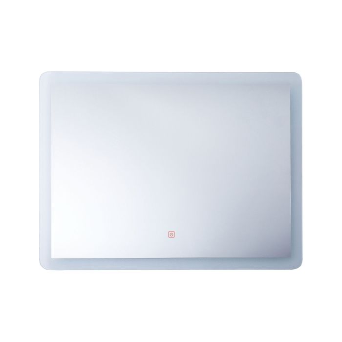 LED Wall Mirror 60x80cm Silver
