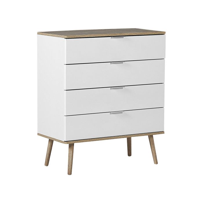 4 Drawer Chest White WALPI