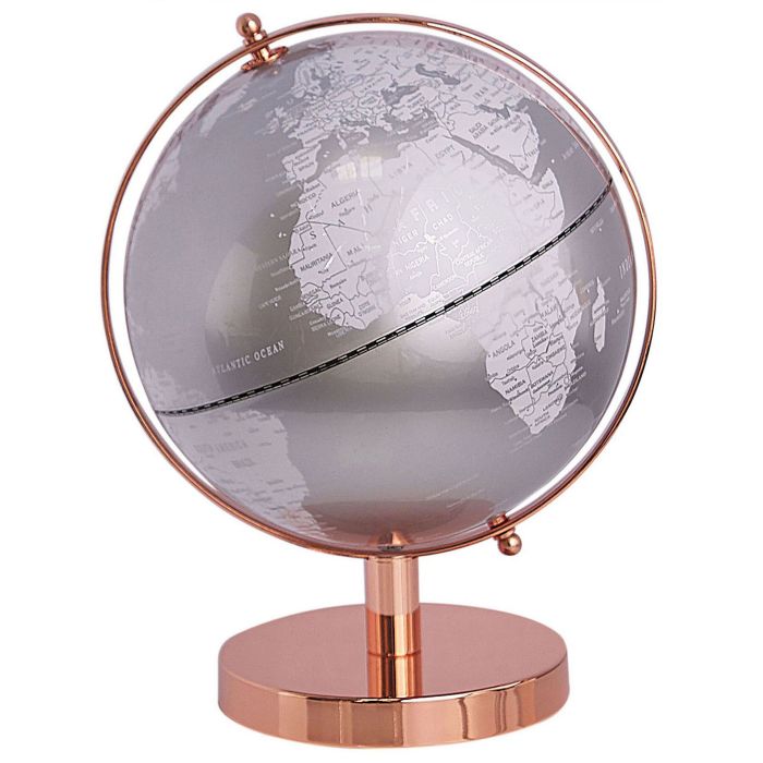 Decorative Globe 28 cm Silver CABOT