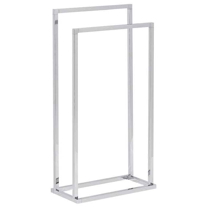 Towel Stand 45 x 85 cm Silver RECREO