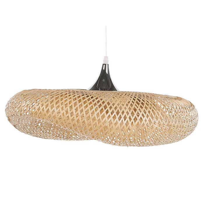 Bamboo Pendant Lamp Light Wood BOYNE Small