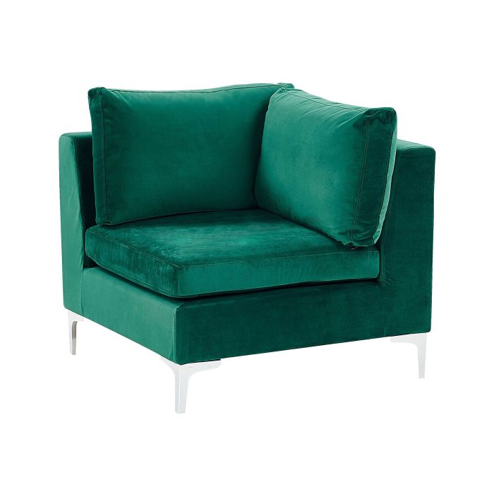 Velvet Corner Section Green EVJA