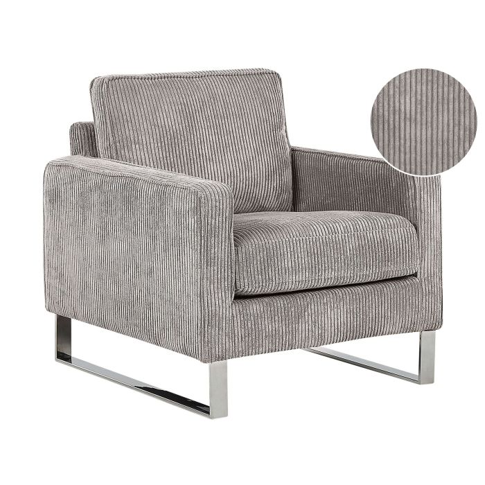 Jumbo Cord Armchair Grey VIND