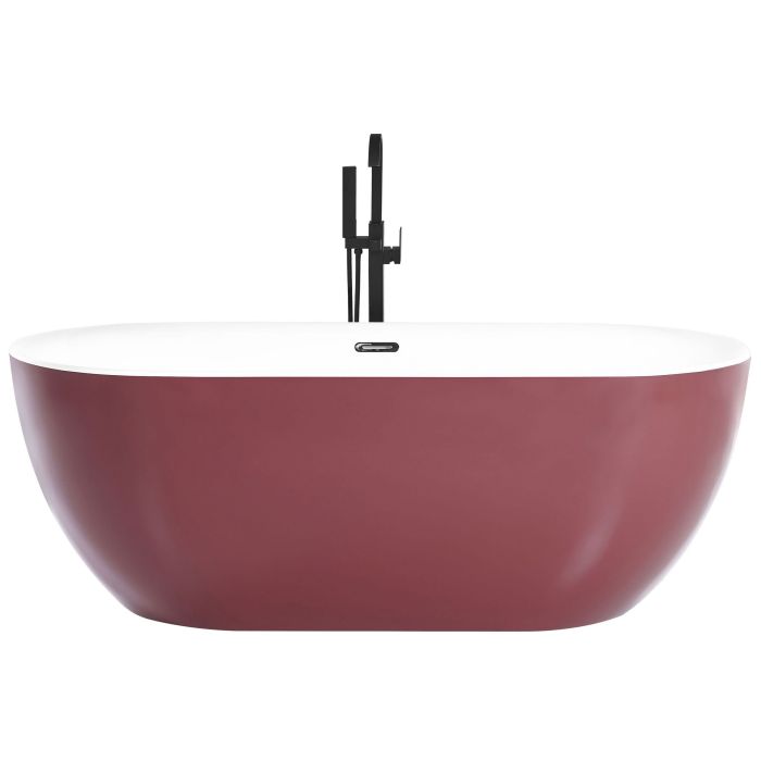 Freestanding Bath 1700 x 800 mm Red CARRERA