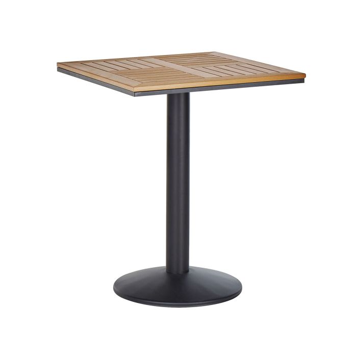 Garden Bistro Table 60 x 60 cm Light Wood PALMI
