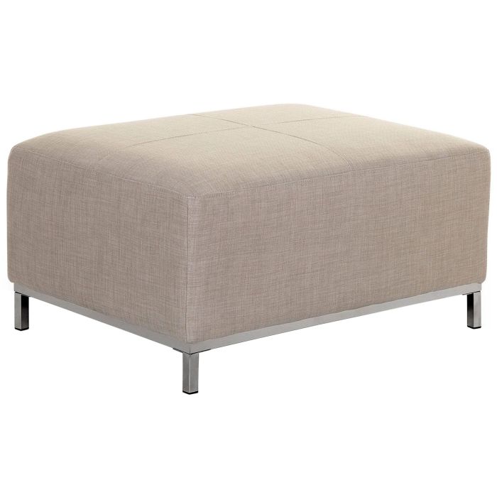 Fabric Ottoman Beige OSLO