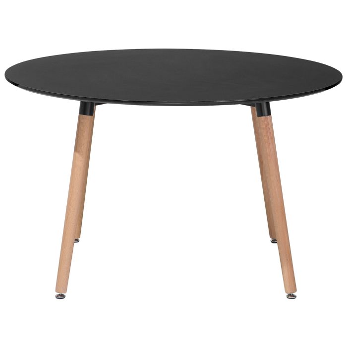Round Dining Table ⌀ 120 cm Black BOVIO