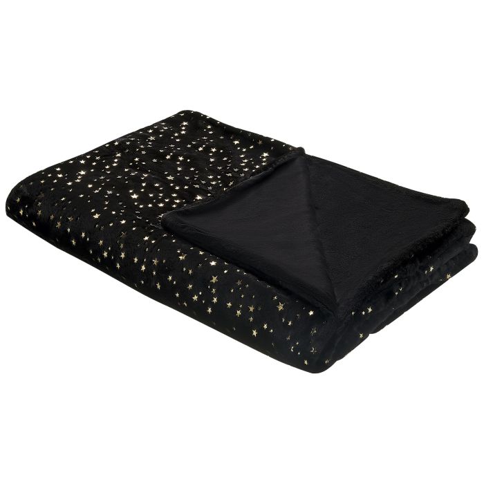 Blanket 130 x 180 cm Black ALAZEYA