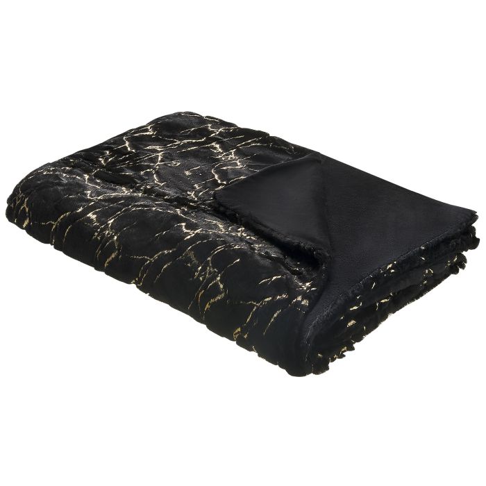 Blanket 150 x 200 cm Black GODAVARI