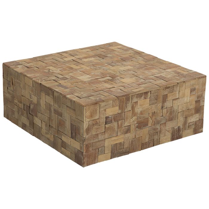 Teak Coffee Table Light Wood GAMBO