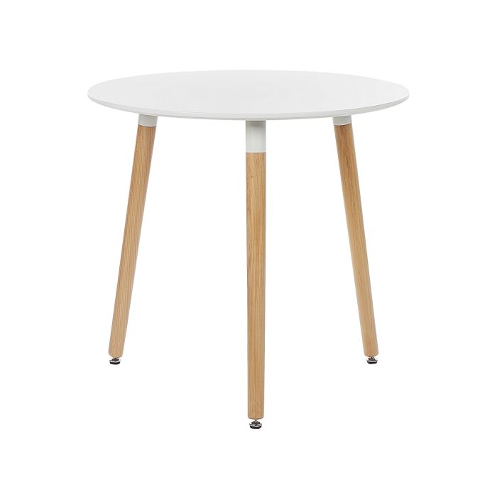 Round Dining Table ⌀ 80 cm White BOMA