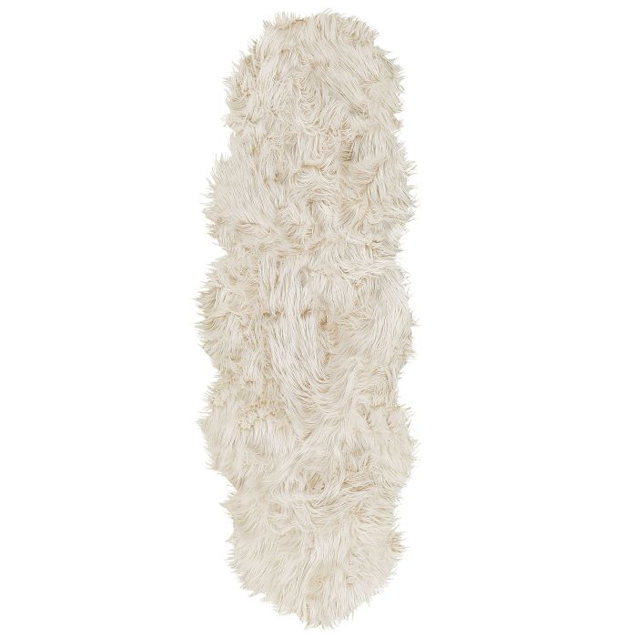 Faux Sheepskin Rug Beige MAMUNGARI