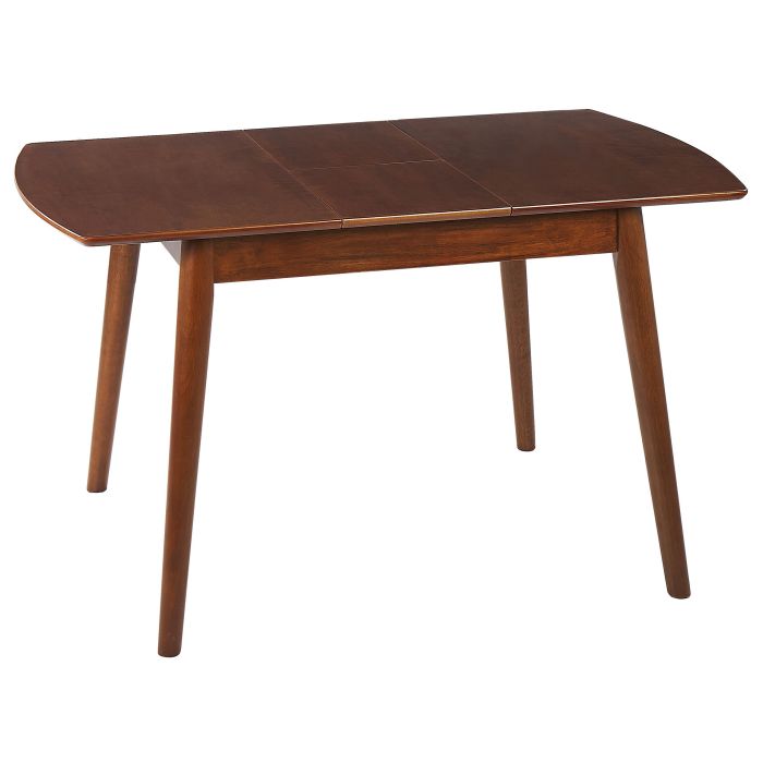 Extending Dining Table 100/130 x 80 cm Dark Wood TOMS