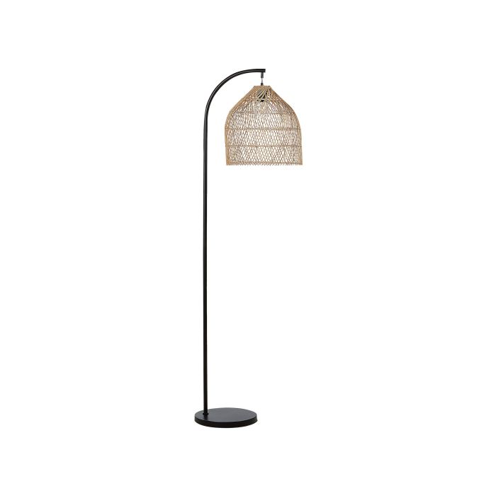 Rattan Floor Lamp Natural BERNICA