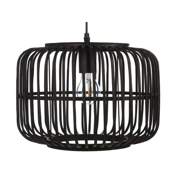 Bamboo Pendant Lamp Black MACHEKE