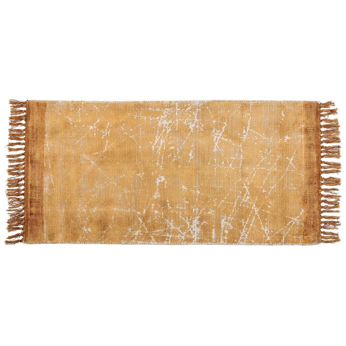 Viscose Area Rug 80x150cm Orange