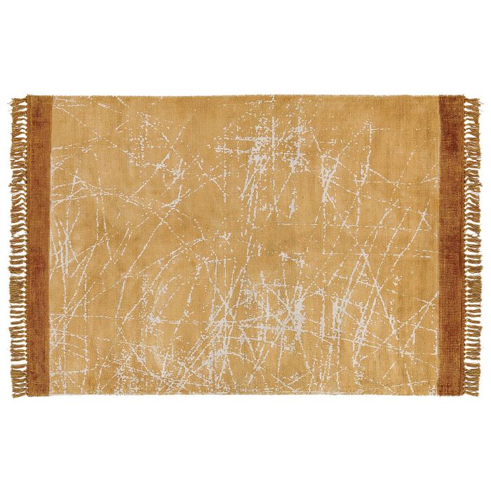 Viscose Area Rug 160x230cm Orange