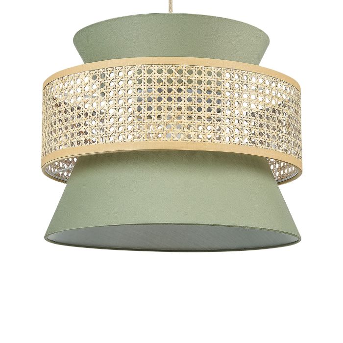 Pendant Lamp Green and Natural LUYANO