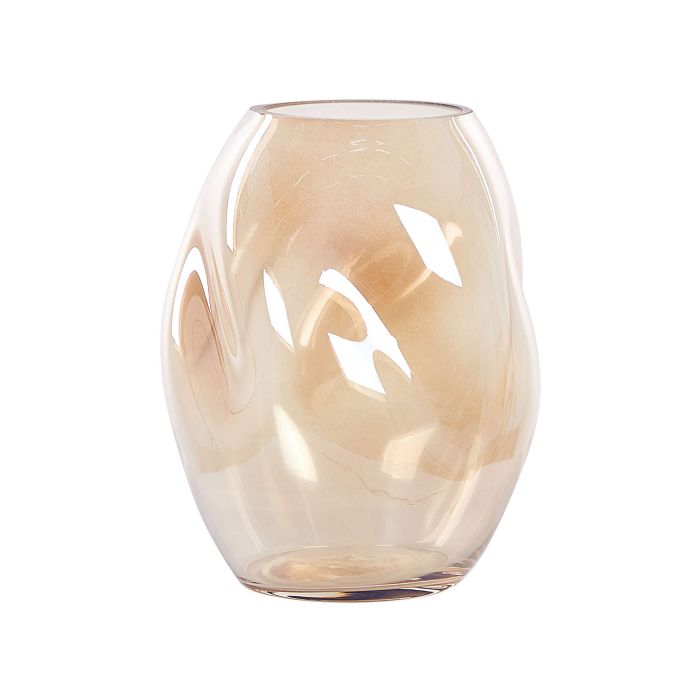 Glass Flower Vase 20 Orange GERAKINI
