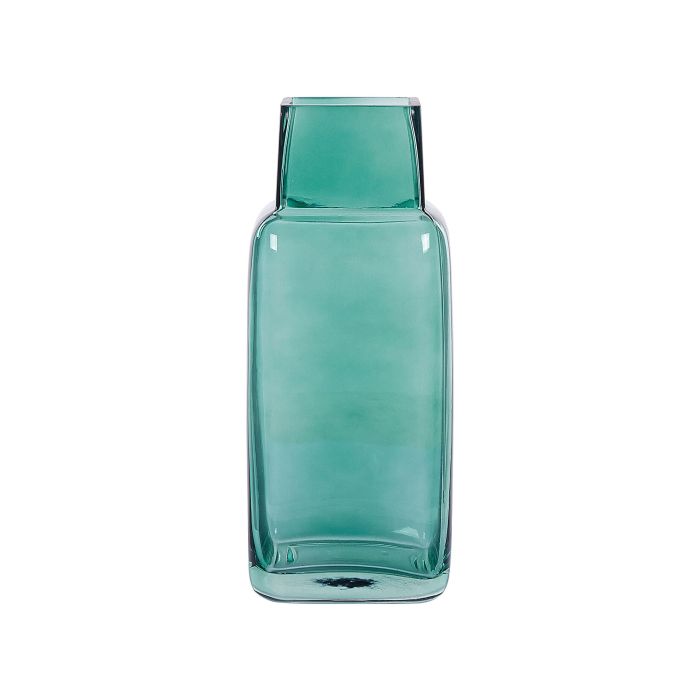 Glass Flower Vase 26 Green MERBAKA