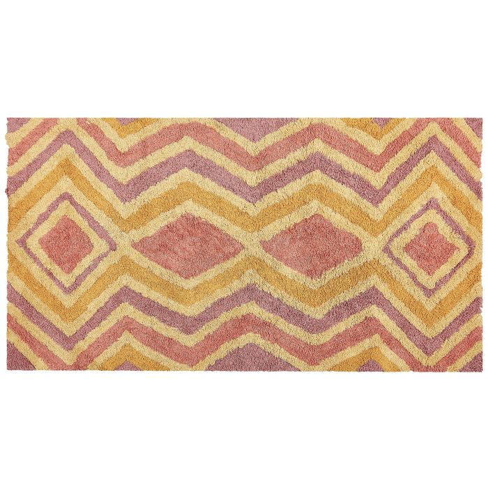 Cotton Area Rug 80x150cm Multicolour