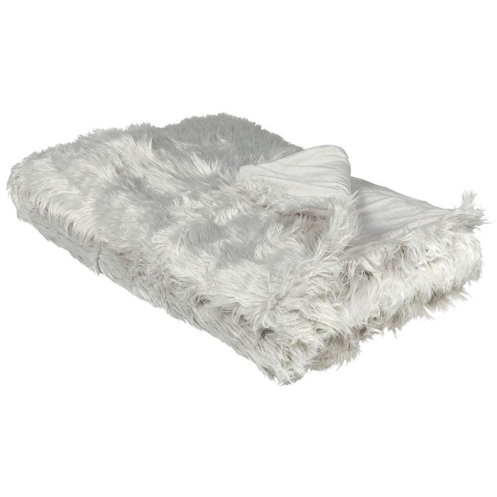Bedspread 150 x 200 cm Light Grey DELICE