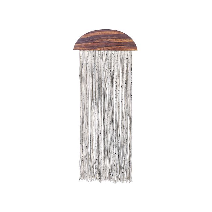 Wall Décor Dark Wood and White ZIKIRIA