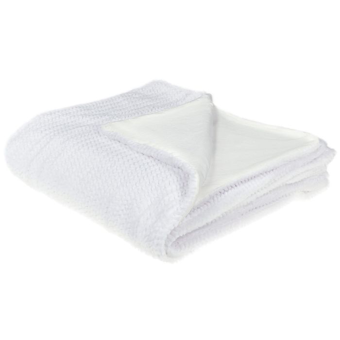 Blanket 200 x 220 cm White BJAS