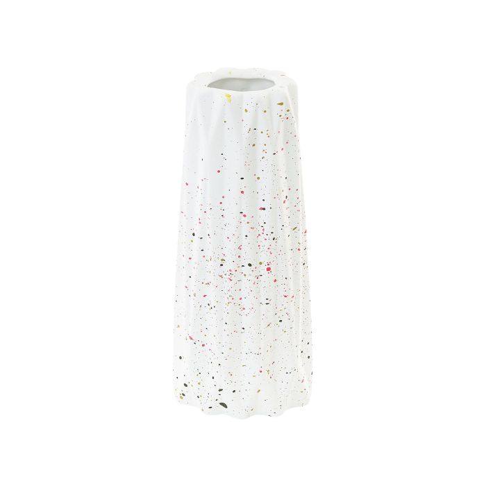 Stoneware Flower Vase 24 White
