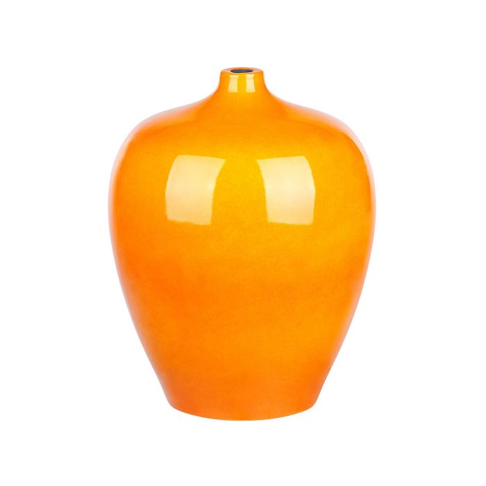 Terracotta Flower Vase 37 Orange