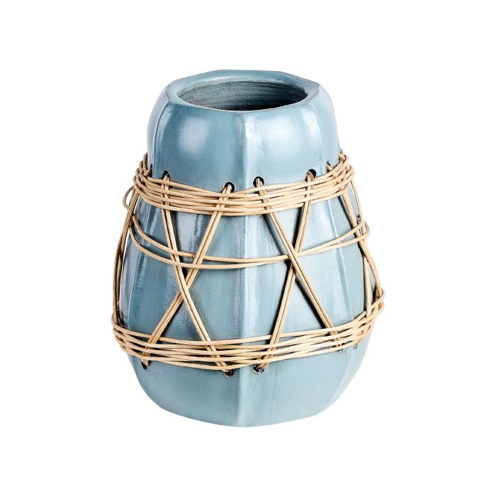 Terracotta Decorative Vase 27 Blue Beige