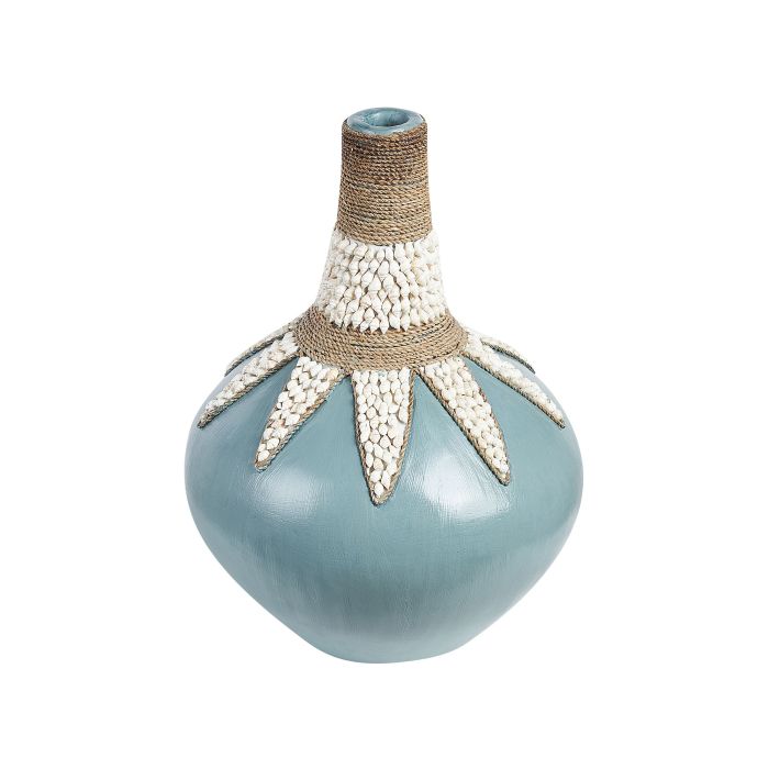 Terracotta Decorative Vase 43 Blue Beige