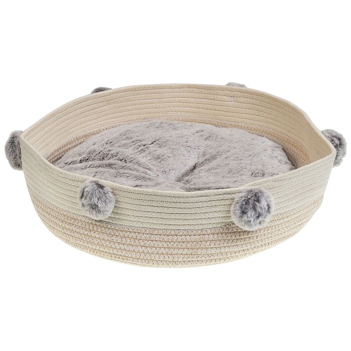 Cotton Pet Bed ø 44 cm Beige ORTACA