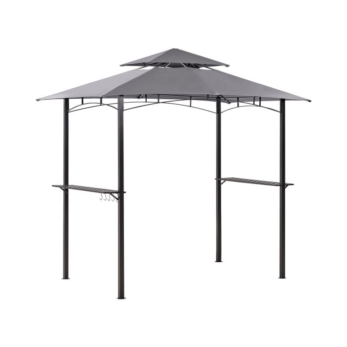 Gazebo 240 x 148 cm Grey NARO