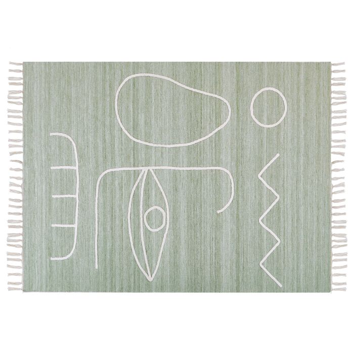 Outdoor Area Rug 140x200cm Light Green