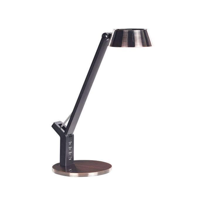 Metal LED Desk Lamp with USB Port Copper CHAMAELEON