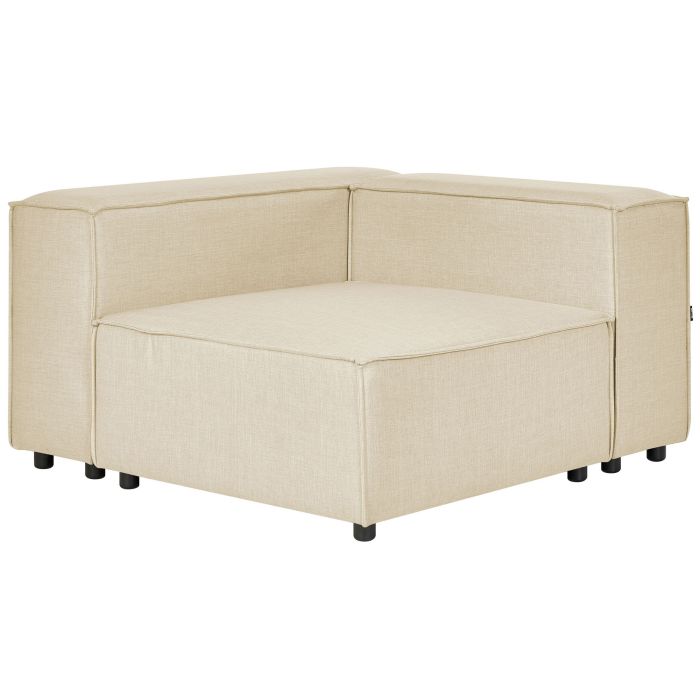 Linen Corner Section Beige APRICA