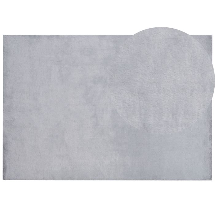 Faux Rabbit Fur Rug 160x230cm Grey