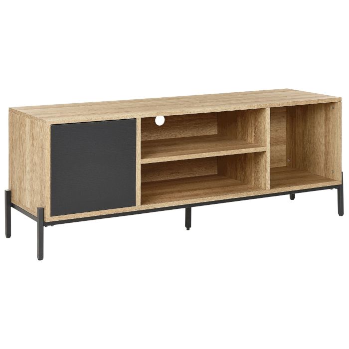 TV Stand Light Wood and Grey MOINES