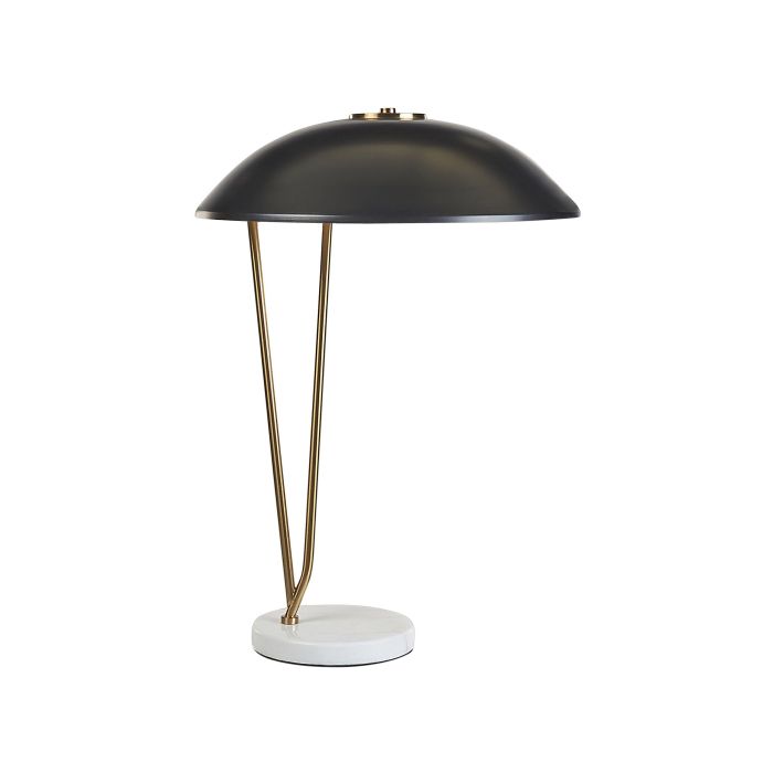 Metal Table Lamp Black and Gold DANTO
