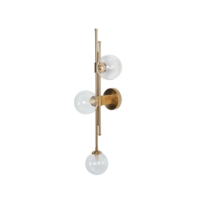 3 Light Wall Lamp Gold TULIJA