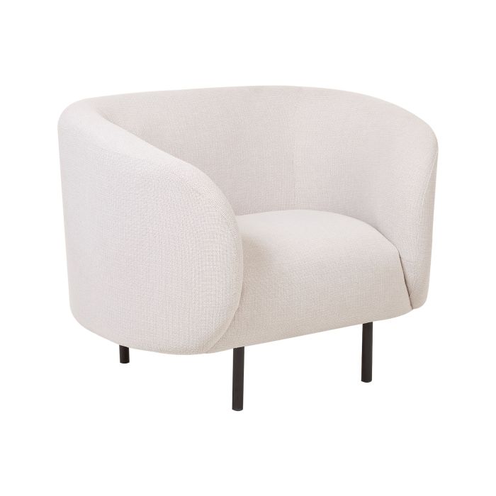 Fabric Armchair Beige LOEN