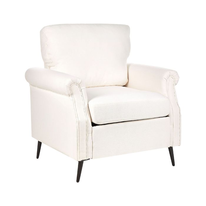 Fabric Armchair White VIETAS