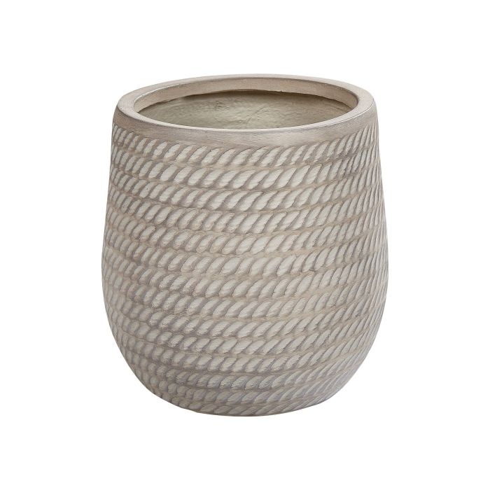 Plant Pot ⌀ 27 cm Taupe LIVADIA