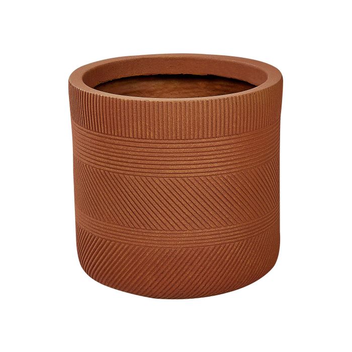 Plant Pot ⌀ 31 cm Golden Brown VOULA