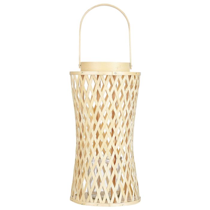 Bamboo Candle Lantern 38 cm Natural MACTAN